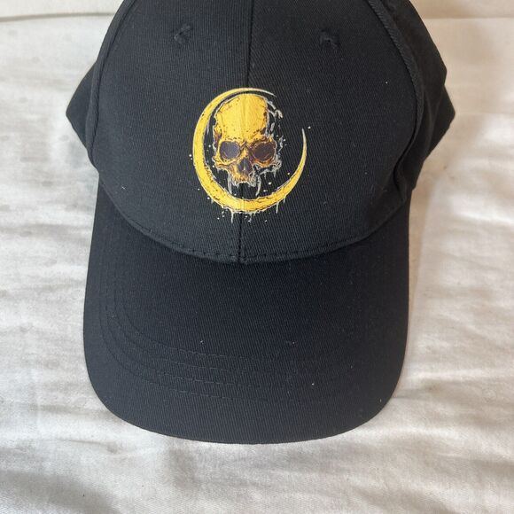 Baseball Cap Adjustable Dad Hat Unstructured Cotton Hat One Size Skull Crescent - Picture 8 of 8